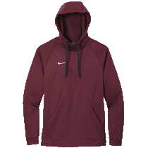 Nike Men's Team Dark Maroon Therma-FIT Pullover Fleece Hoodie