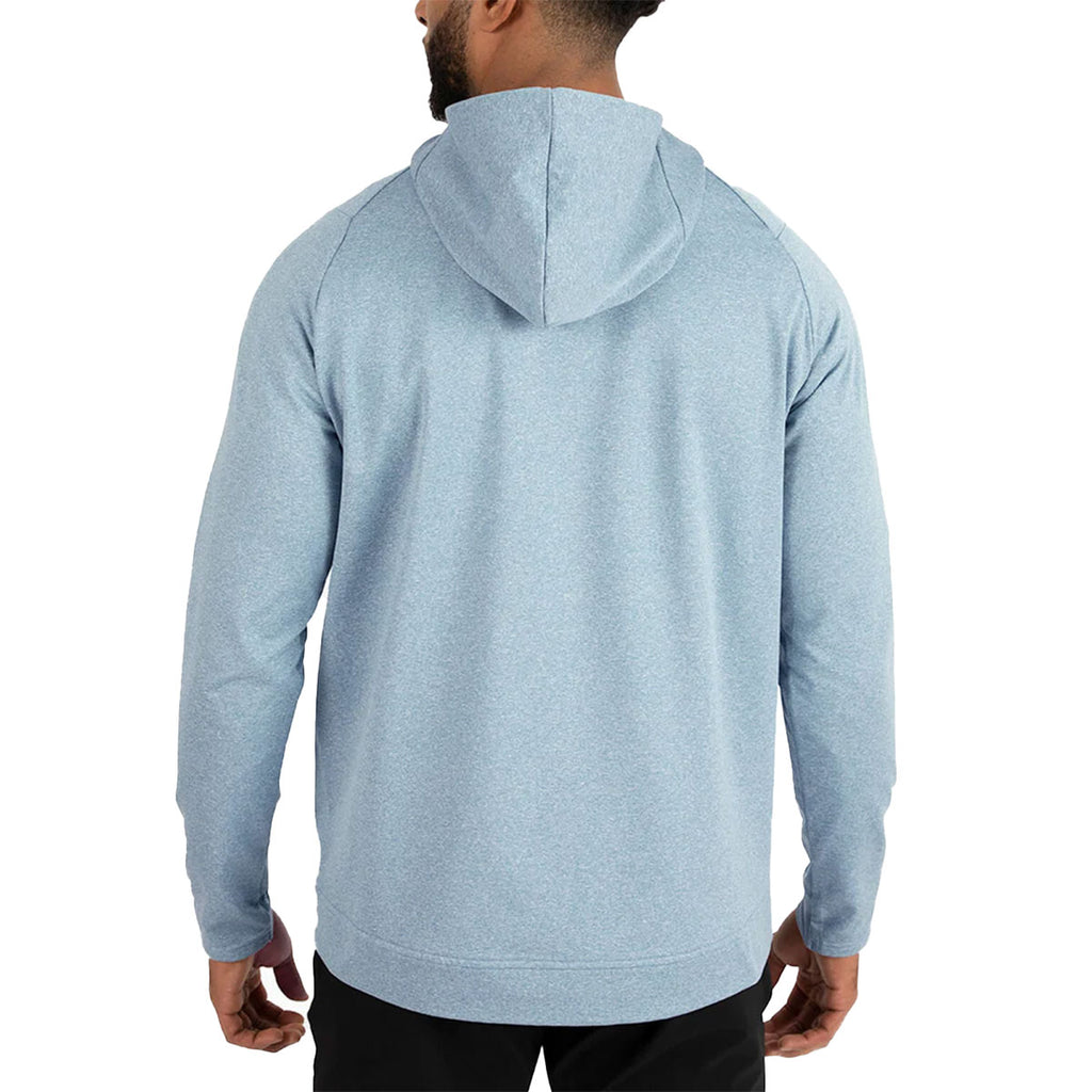 UNRL Unisex Coastal Blue Crossover Hoodie II