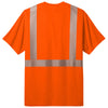 CornerStone Unisex Safety Orange ANSI 107 Class 2 Segmented Tape Tee