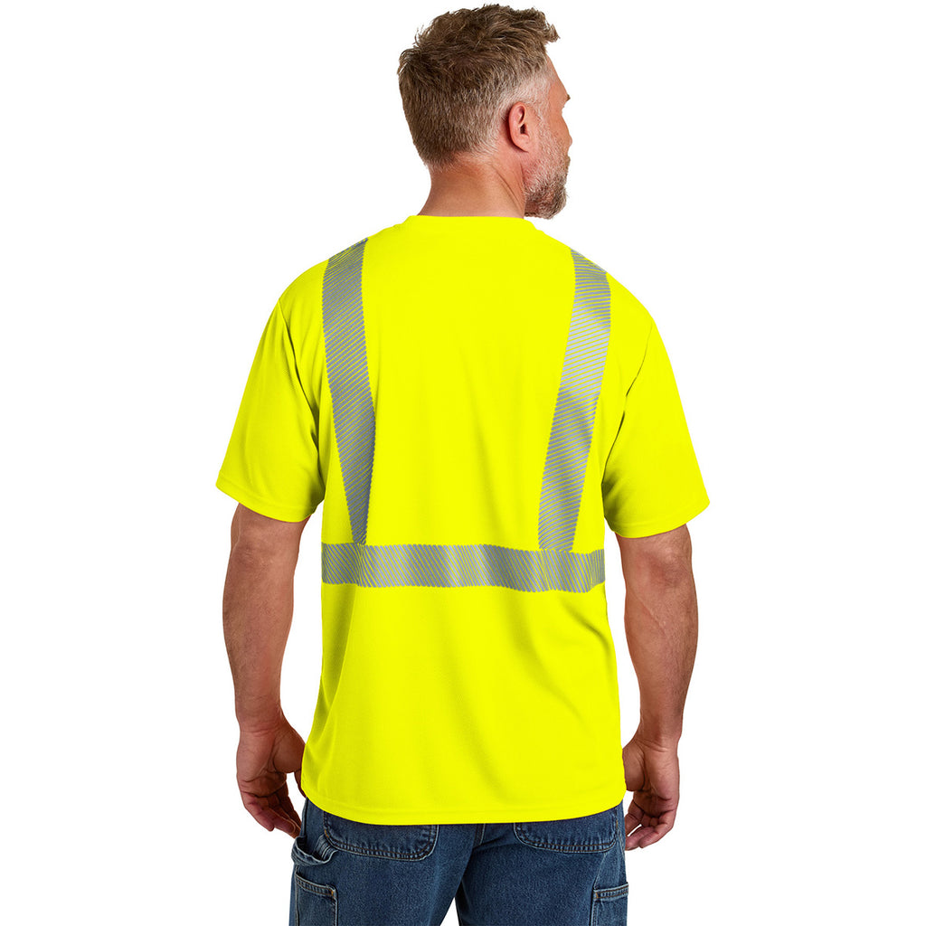 CornerStone Unisex Safety Yellow ANSI 107 Class 2 Segmented Tape Tee