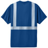 CornerStone Unisex Royal Enhanced Visibility Segmented Tape Tee