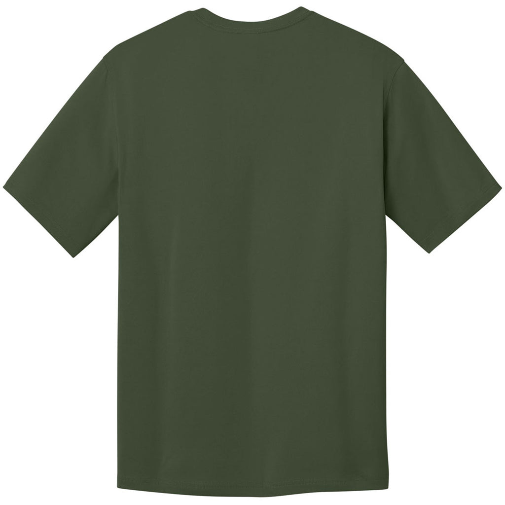CornerStone Men's Tactical Green Workwear Pro Short Sleeve Tee