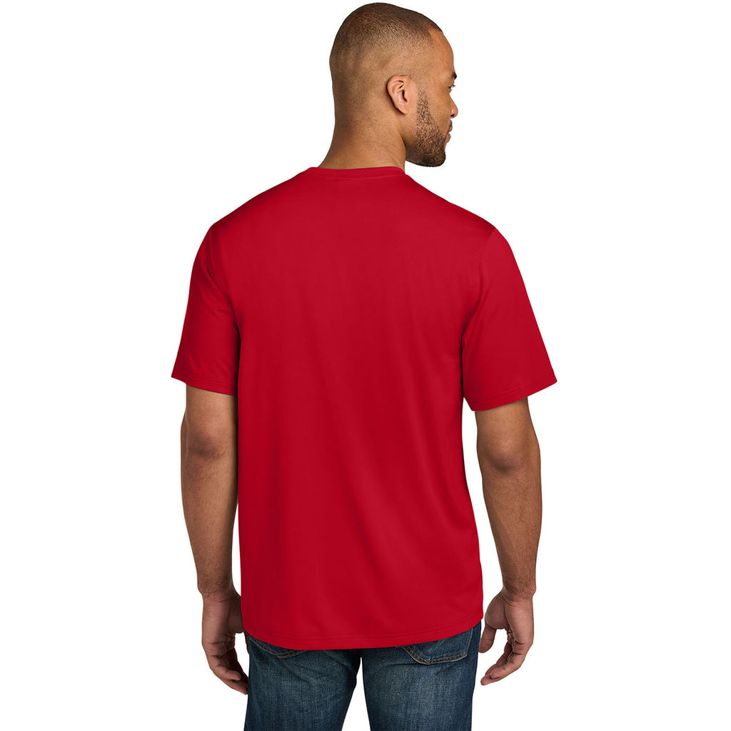 CornerStone Men's Red Workwear Pro Short Sleeve Pocket Tee