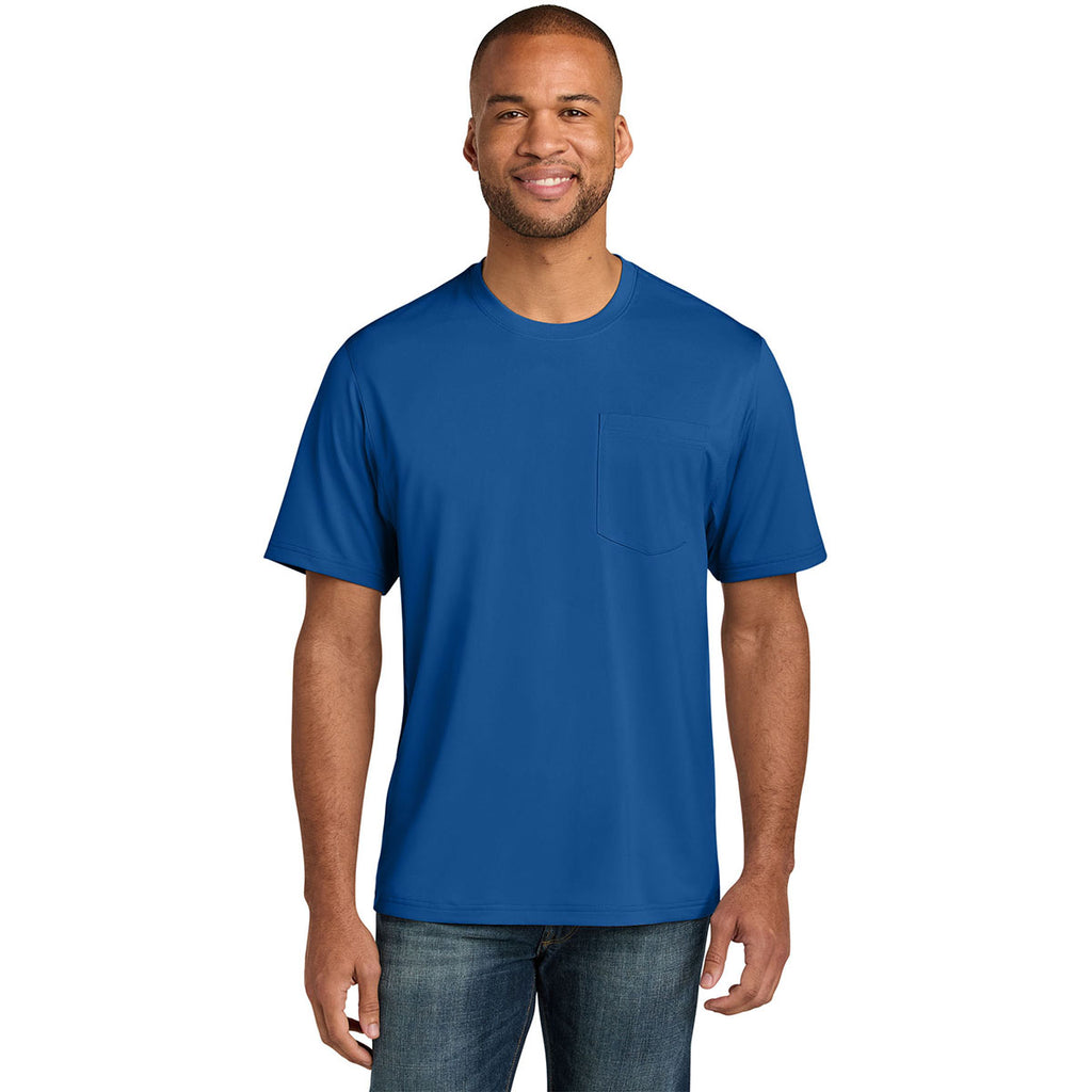 CornerStone Men's Royal Workwear Pro Short Sleeve Pocket Tee