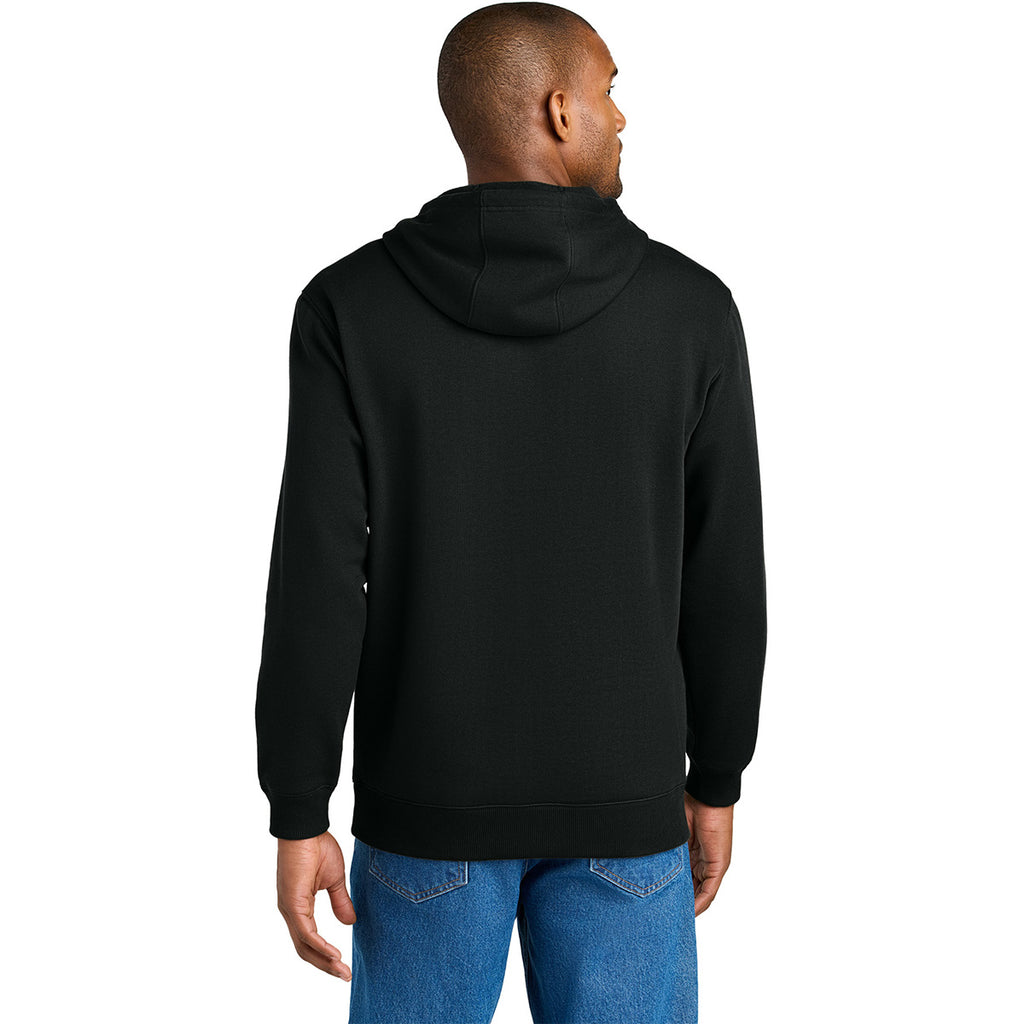 CornerStone Men's Black Tough Fleece Pullover Hoodie