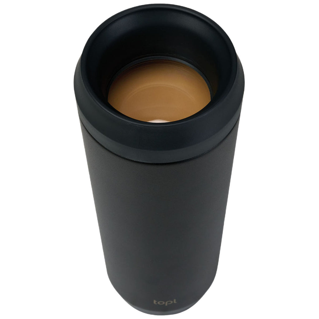 TOPL Black 20 oz. Double Wall, Recycled Stainless Steel 360° Tumbler