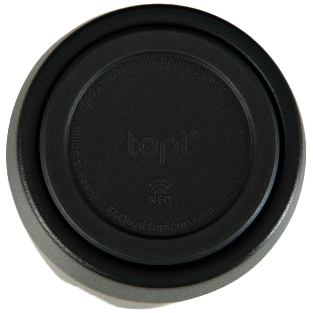 TOPL Black 20 oz. Double Wall, Recycled Stainless Steel 360° Tumbler