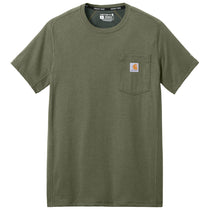 Carhartt Men's Basil Heather Force Short Sleeve Pocket T-Shirt