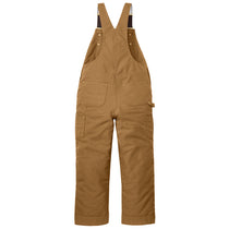 Carhartt Unisex Carhartt Brown Firm Duck Insulated Bib Overalls