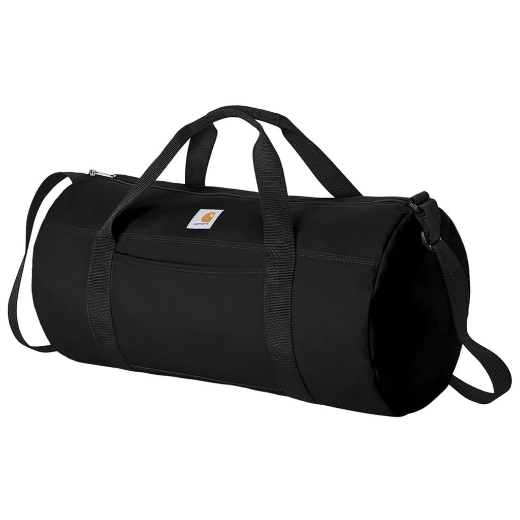 Carhartt Black Canvas Packable Duffel with Pouch