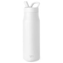 Simple Modern Winter White Mesa Bottle with Straw Lid - 34 oz