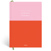 Papier Pink/Red Colorblock Wellness Journal