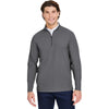 Devon & Jones Men's Graphite CrownLux Performance Windsor Welded Quarter-Zip