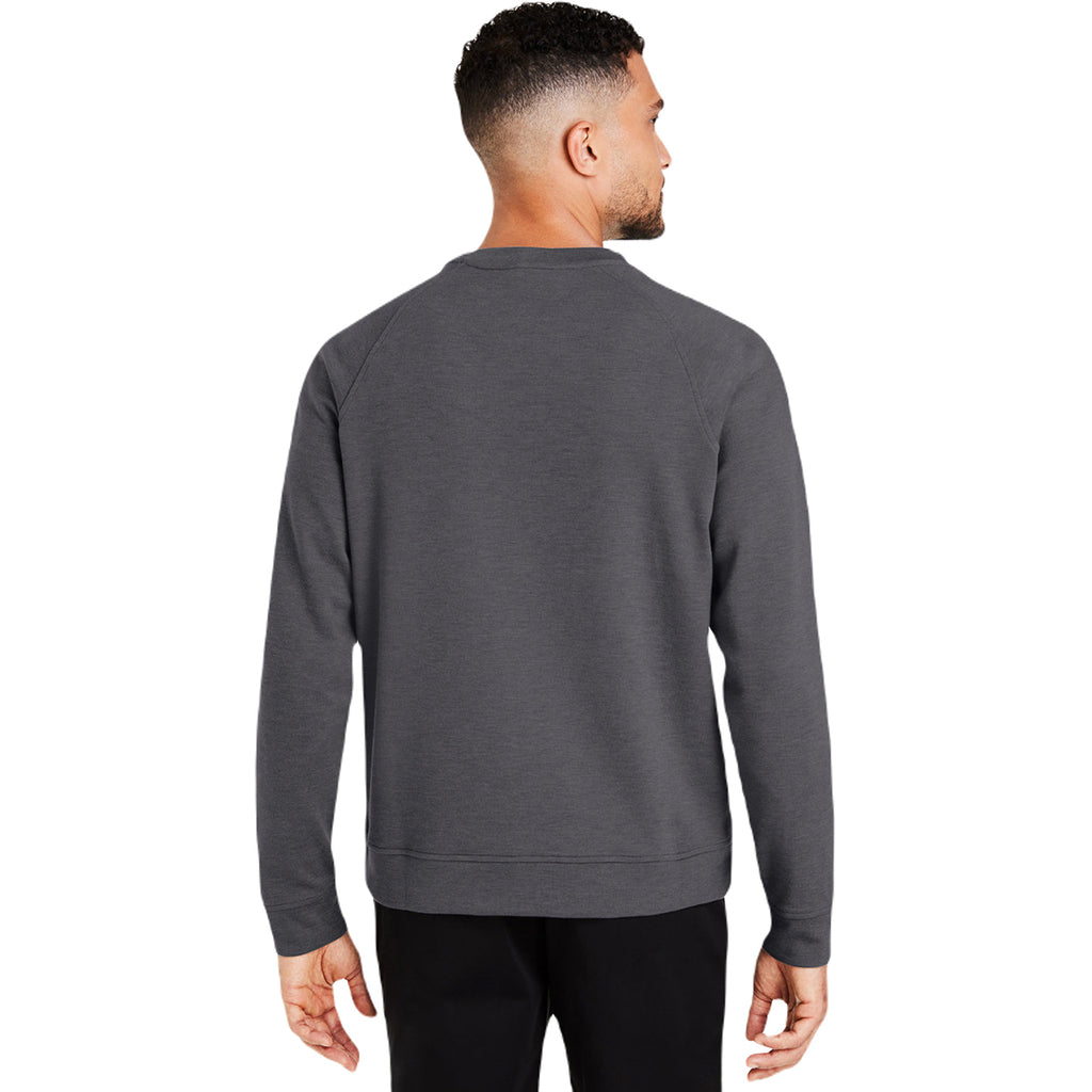 Devon & Jones Men's Black Melange Charleston Pullover