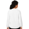 Devon & Jones Women's White Raleigh Half-Placket Knit Top