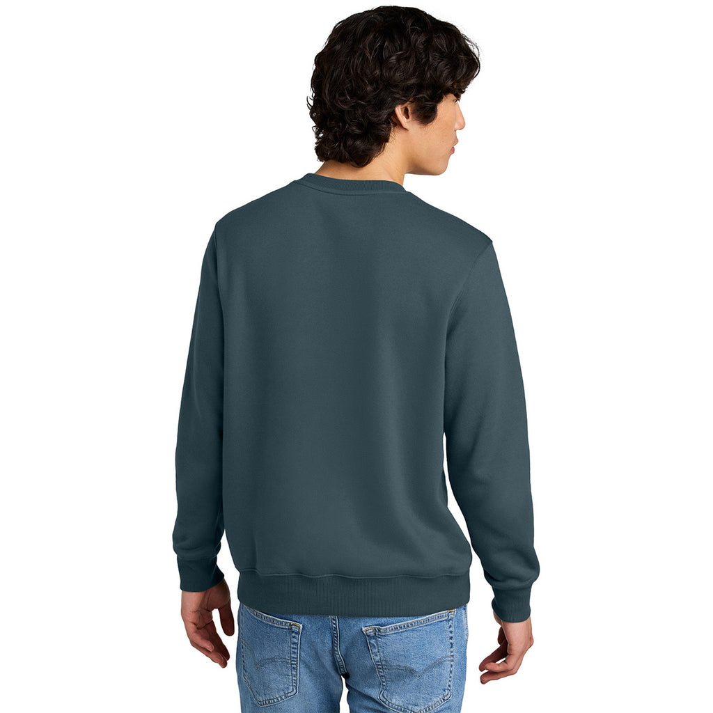 District Men's Deep Steel Blue Perfect Weight Fleece Crew