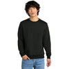 District Men's Jet Black Perfect Weight Fleece Crew