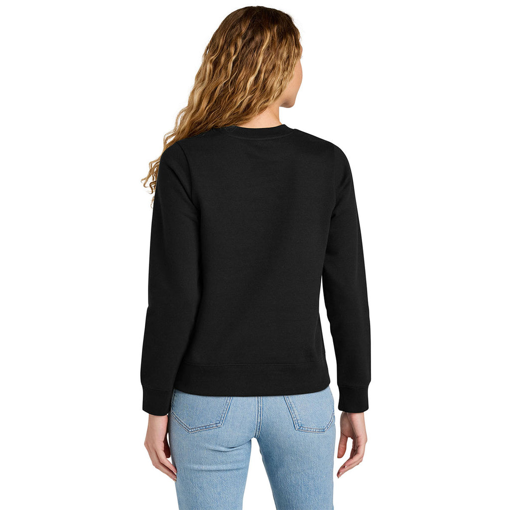District Women's Black V.I.T. Fleece Crew
