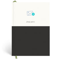 Papier Ink Black Demi Lined Notebook