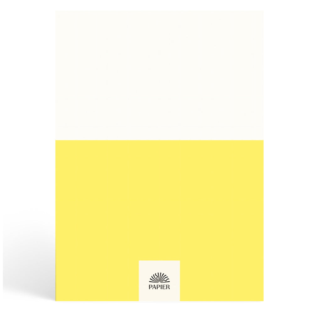 Papier Yellow Demi Wellness Journal