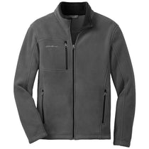 Eddie Bauer Men's Grey Steel Full-Zip Fleece Jacket
