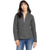 Eddie Bauer Women's Grey Steel Full-Zip Fleece Jacket