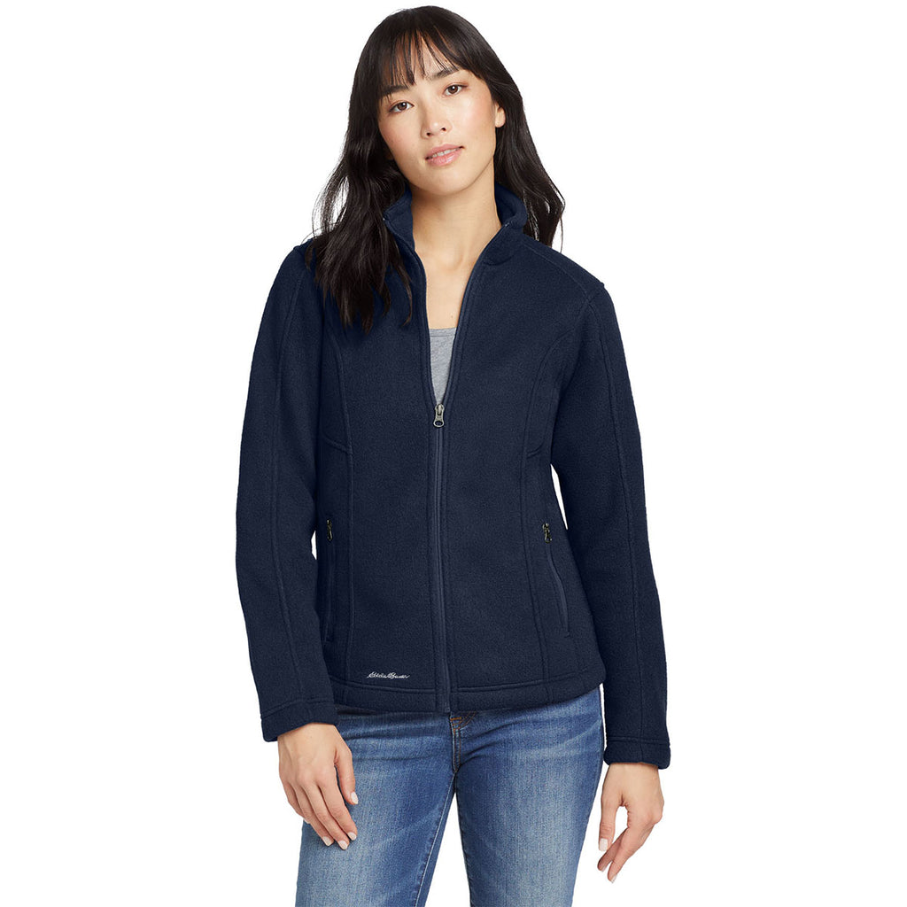 Eddie Bauer Women's River Blue Full-Zip Fleece Jacket