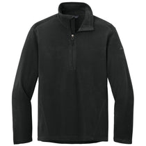 Eddie Bauer Men's Black Half Zip Microfleece Jacket