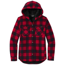 Eddie Bauer Women's Radish/Black Woodland Shirt Jac