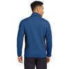 Eddie Bauer Men's Blue Heather Full-Zip Heather Stretch Fleece Jacket