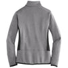 Eddie Bauer Women's Grey Heather Full-Zip Heather Stretch Fleece Jacket