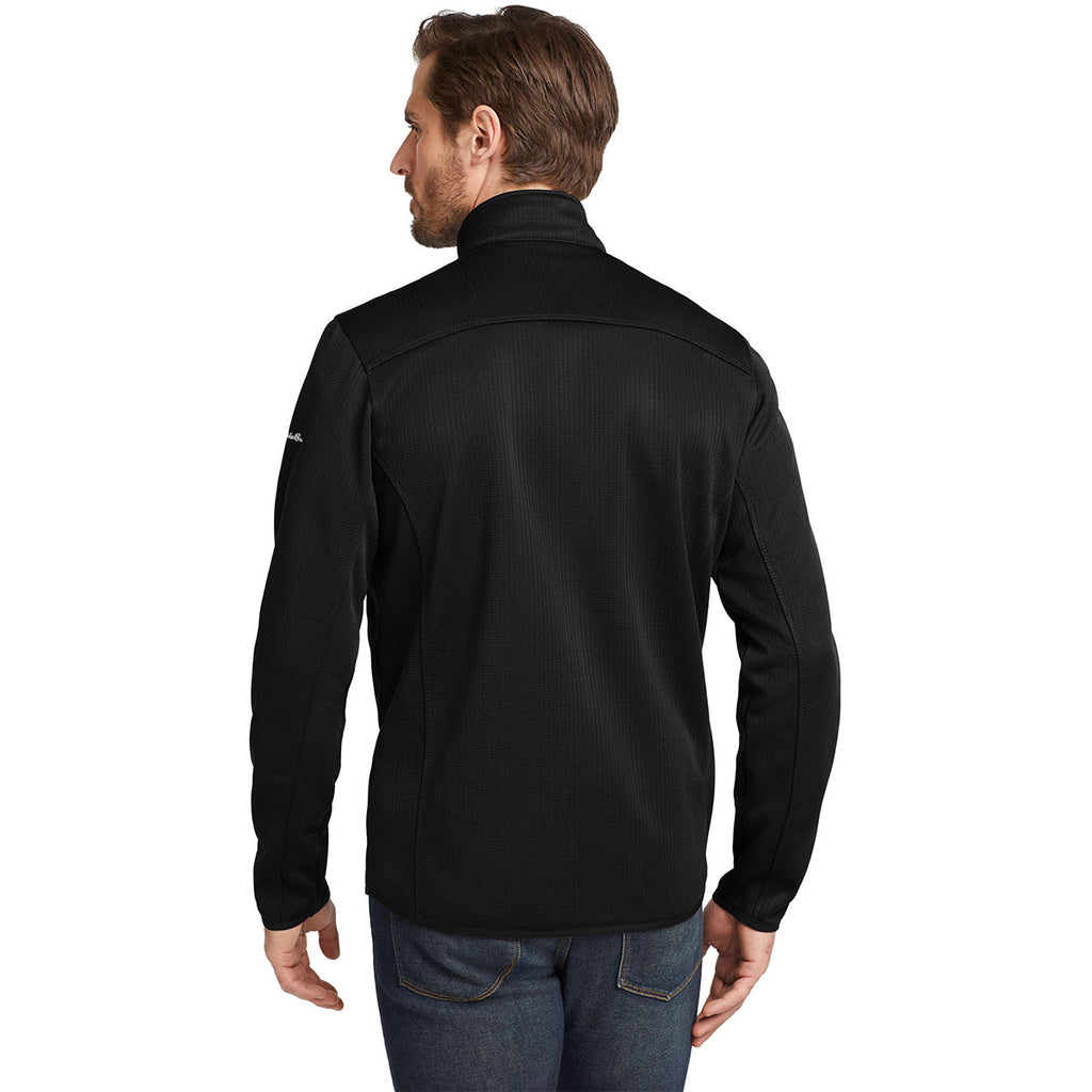 Eddie Bauer Men's Black Dash Full-Zip Fleece Jacket