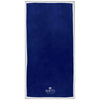 The Magnet Group Navy Blue/White Border The Edge Beach Towel