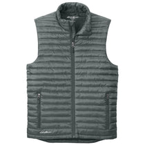 Eddie Bauer Men's Metal Grey Packable Quilted Vest