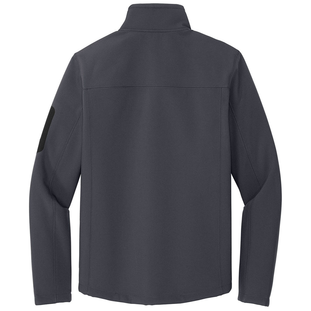 Eddie Bauer Men's Grey Steel/Black Rugged Ripstop Softshell Jacket