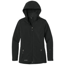 Eddie Bauer Women's Black Hooded Softshell Parka