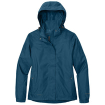 Eddie Bauer Women's Deep Sea Blue/Dark Adriatic Rain Jacket