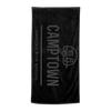 The Magnet Group Black Economy Beach Towel