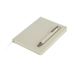 Logomark Cream Manhattan II Gift Set w/Magnetic Journal & Recycled Pen