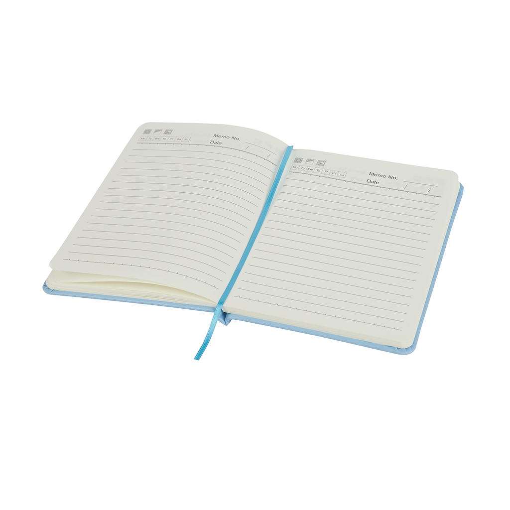 Logomark Light Blue Manhattan II Gift Set w/Magnetic Journal & Recycled Pen