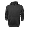 BAW Men's Black Pullover Fleece Hooded