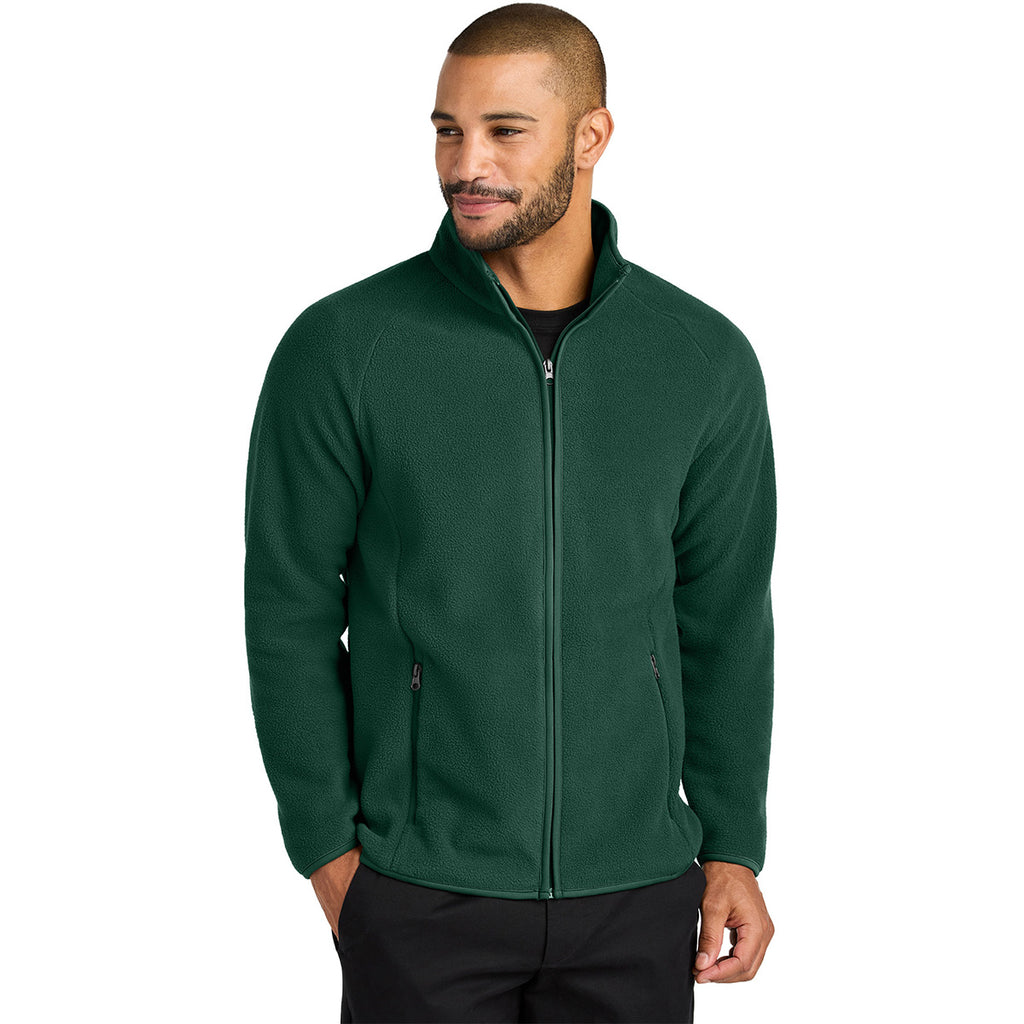 Port Authority Men's Dark Green C-FREE Raglan Fleece