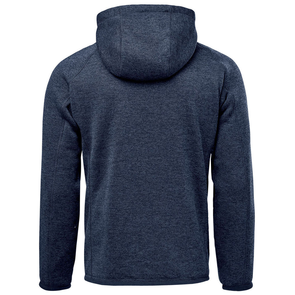 Stormtech Men's Navy Heather Avalante Full Zip Fleece Hoody