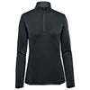 Stormtech Women's Black/Granite Zermatt 1/4 Zip Pullover