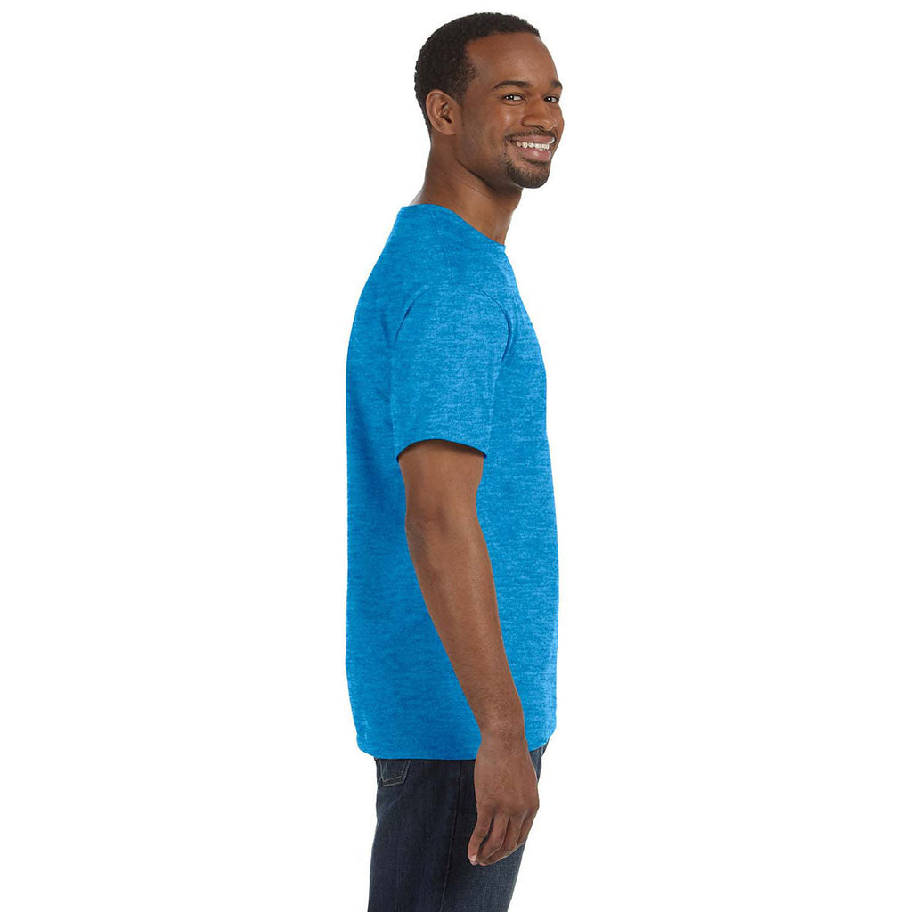 Gildan Men's Heather Sapphire 5.3 oz. T-Shirt