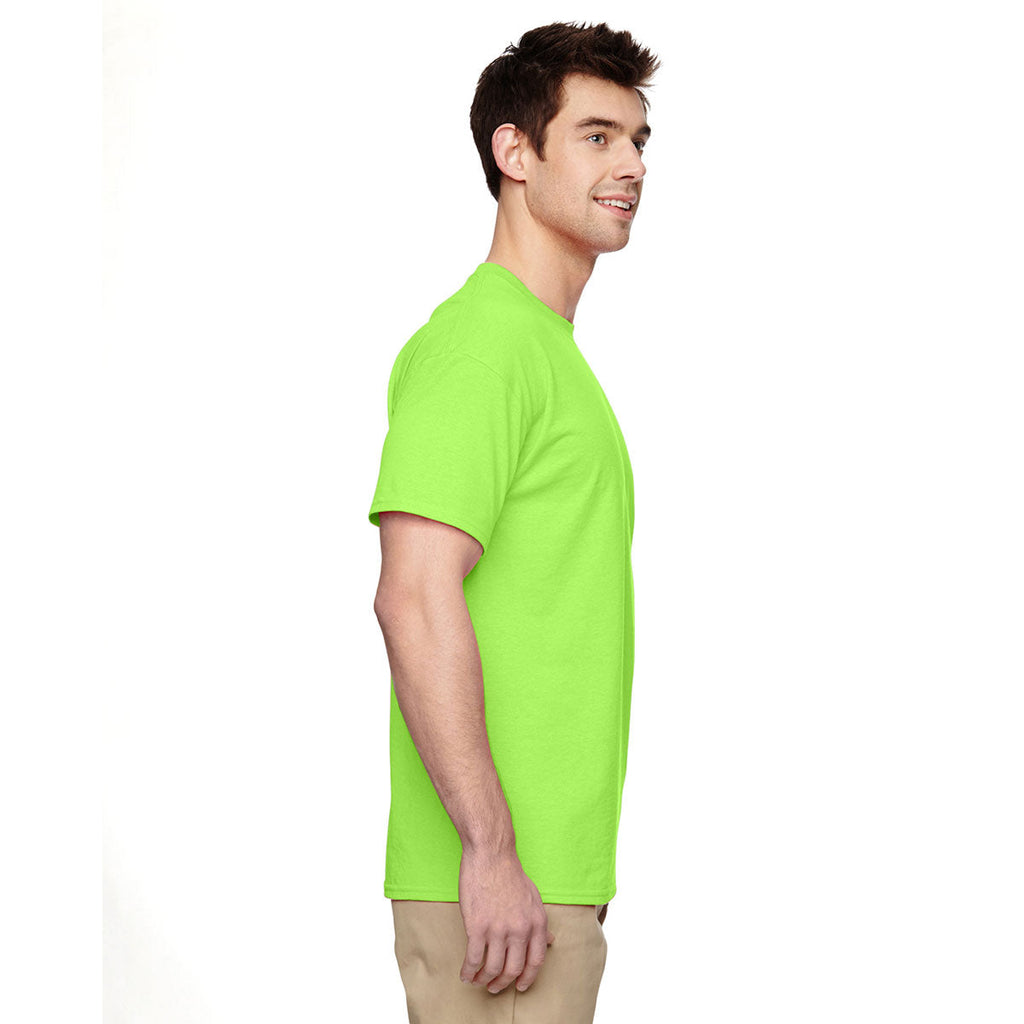 Gildan Men's Neon Green 5.3 oz. T-Shirt