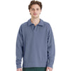 ComfortWash by Hanes Men's Saltwater Garment-Dyed Polo Collar Sweatshirt