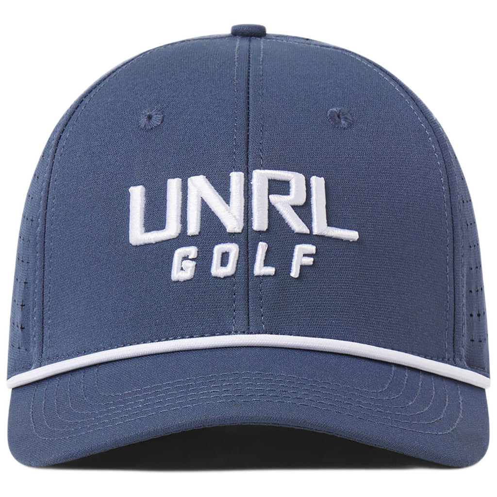 UNRL Cavern-White Golf Primary Snapback - Mid-Pro