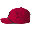 UNRL Carmine Red Golf Primary Snapback - Mid-Pro