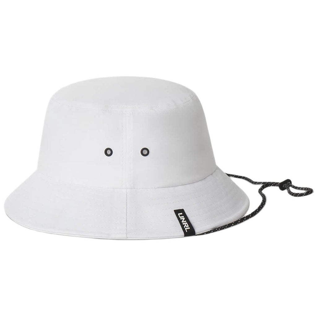 UNRL White DWR Bucket Hat